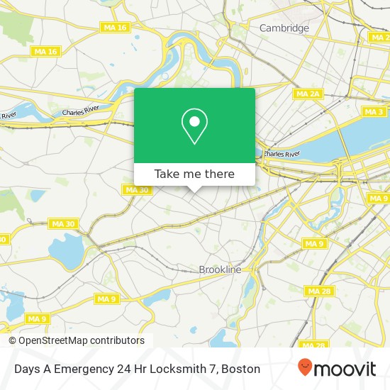 Days A Emergency 24 Hr Locksmith 7 map