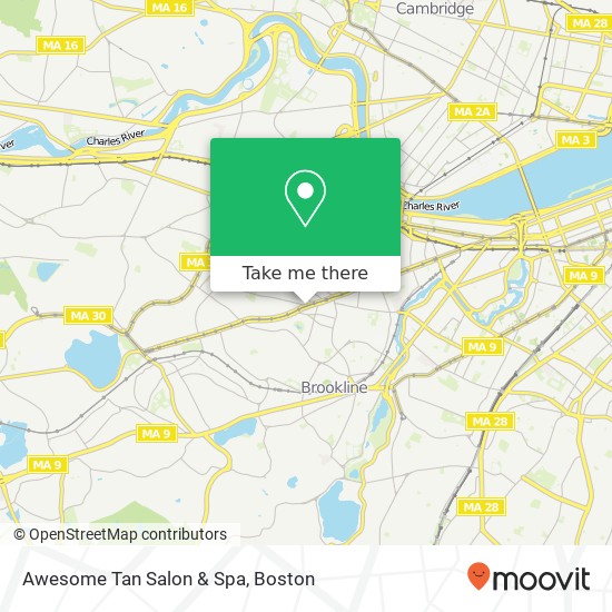 Mapa de Awesome Tan Salon & Spa