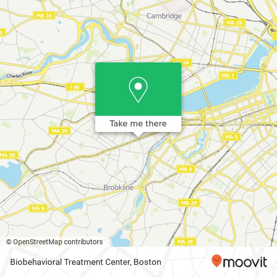 Mapa de Biobehavioral Treatment Center