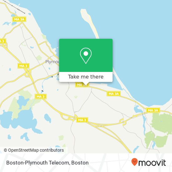 Mapa de Boston-Plymouth Telecom