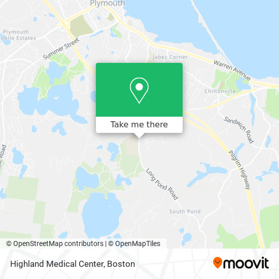 Mapa de Highland Medical Center