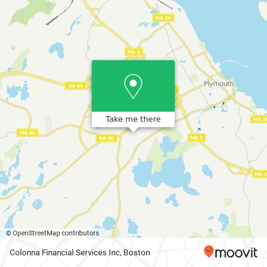 Colonna Financial Services Inc map