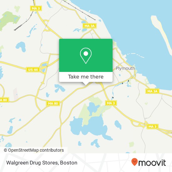 Mapa de Walgreen Drug Stores