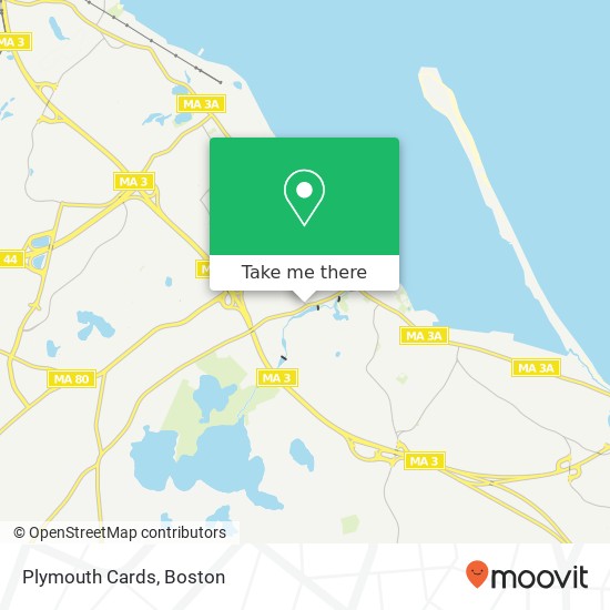 Mapa de Plymouth Cards