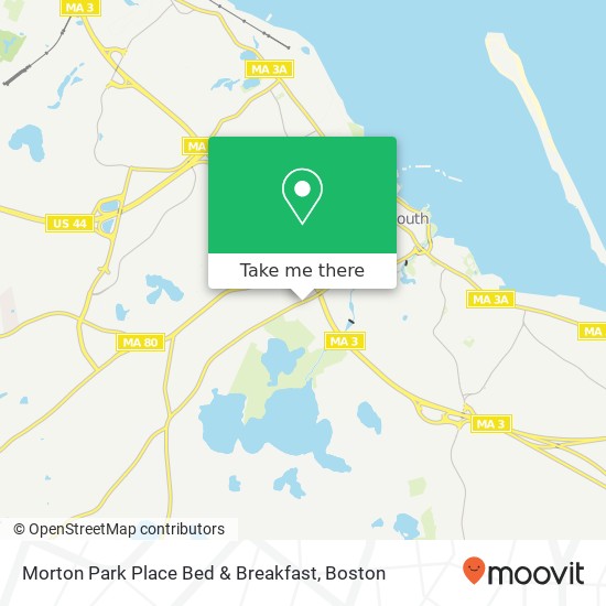 Morton Park Place Bed & Breakfast map
