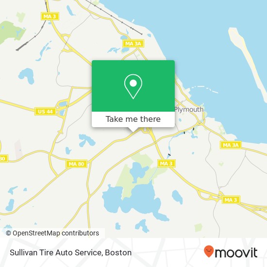 Sullivan Tire Auto Service map