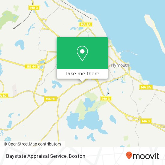 Baystate Appraisal Service map