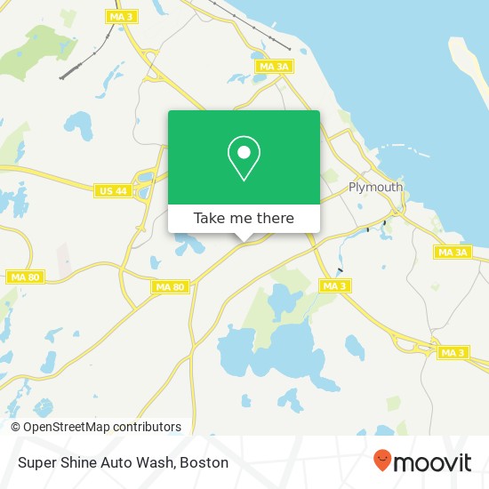 Super Shine Auto Wash map