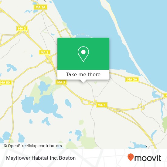 Mayflower Habitat Inc map