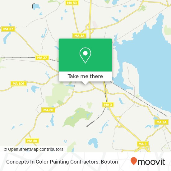 Concepts In Color Painting Contractors map