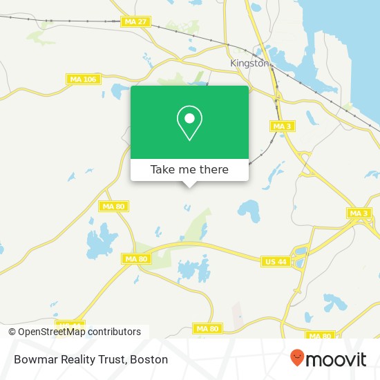 Mapa de Bowmar Reality Trust