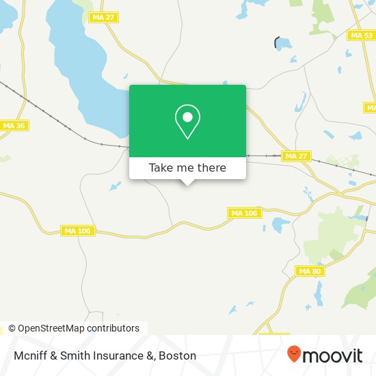 Mapa de Mcniff & Smith Insurance &