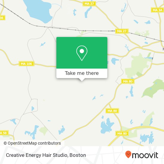 Mapa de Creative Energy Hair Studio