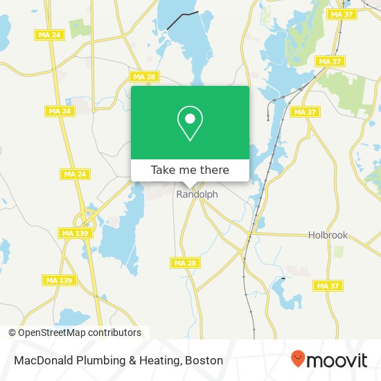 Mapa de MacDonald Plumbing & Heating