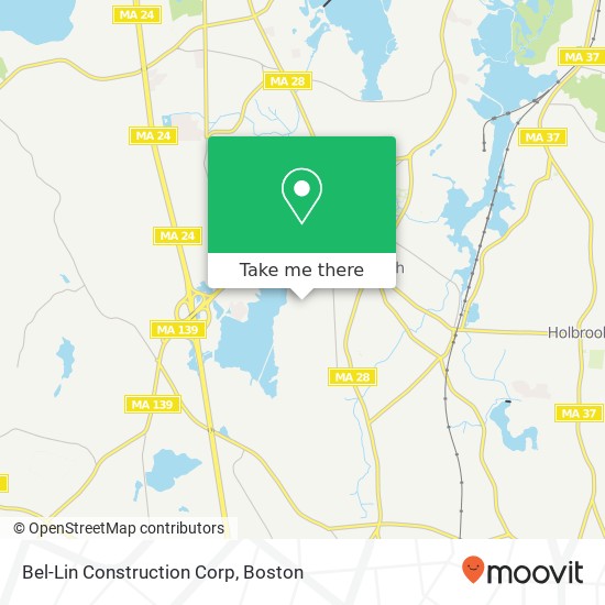 Mapa de Bel-Lin Construction Corp