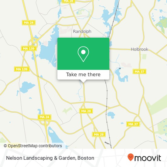 Nelson Landscaping & Garden map