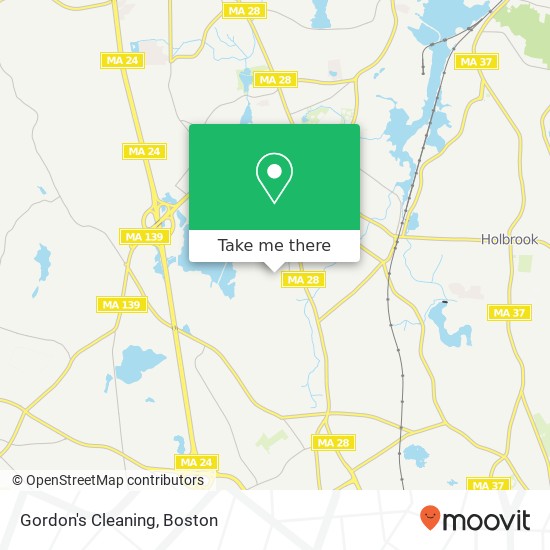 Mapa de Gordon's Cleaning