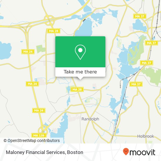 Mapa de Maloney Financial Services