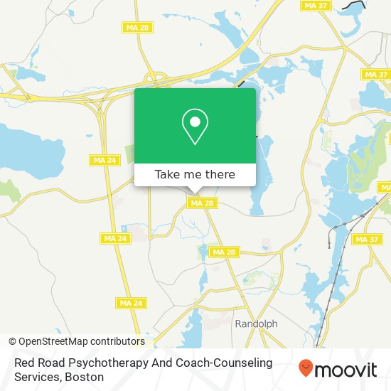 Red Road Psychotherapy And Coach-Counseling Services map