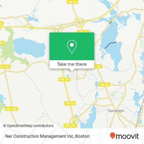 Mapa de Ner Construction Management Inc