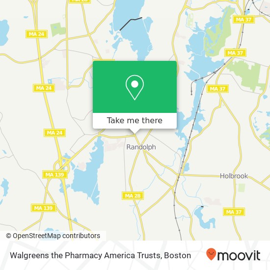 Walgreens the Pharmacy America Trusts map