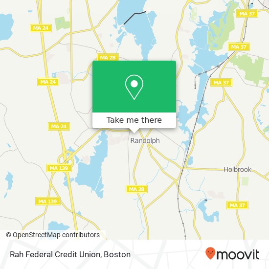 Rah Federal Credit Union map