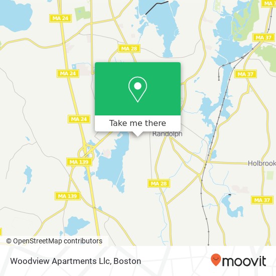 Mapa de Woodview Apartments Llc