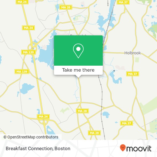 Breakfast Connection map