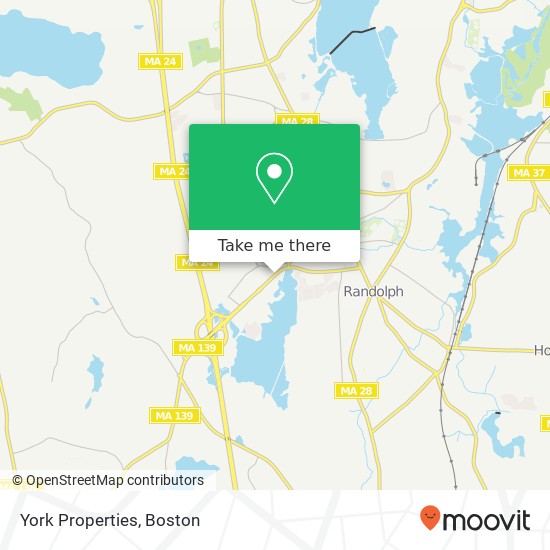 York Properties map