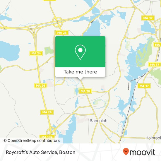 Mapa de Roycroft's Auto Service