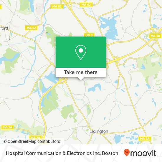 Mapa de Hospital Communication & Electronics Inc