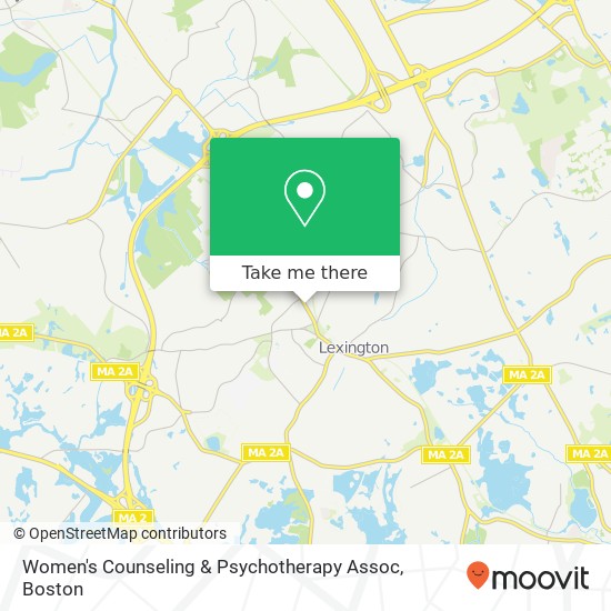Women's Counseling & Psychotherapy Assoc map