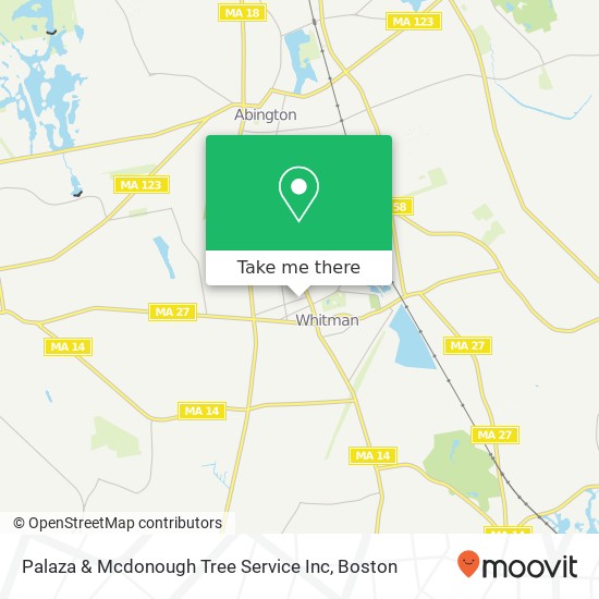 Mapa de Palaza & Mcdonough Tree Service Inc