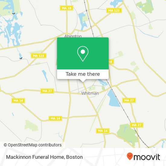 Mapa de Mackinnon Funeral Home