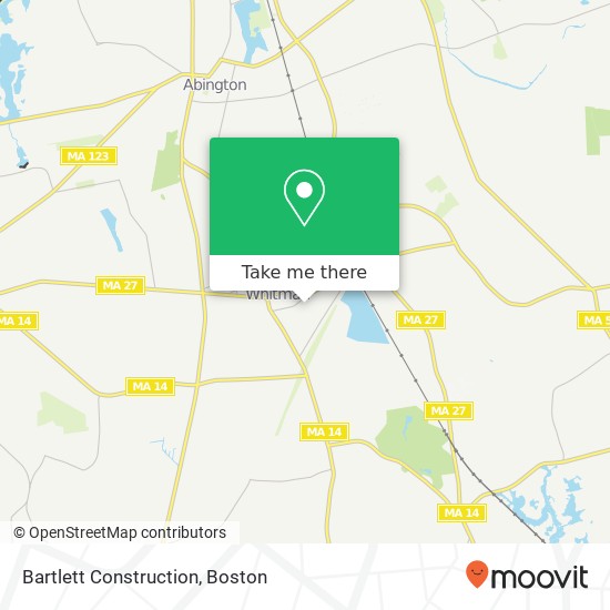 Mapa de Bartlett Construction