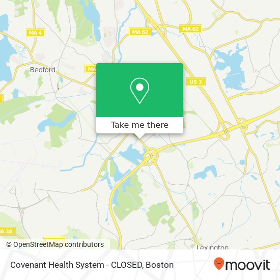 Covenant Health System - CLOSED map