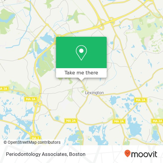 Periodontology Associates map