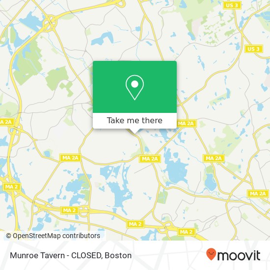 Mapa de Munroe Tavern - CLOSED