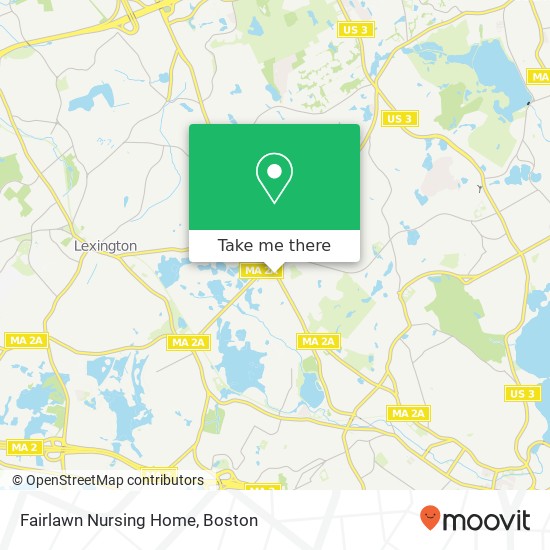 Mapa de Fairlawn Nursing Home