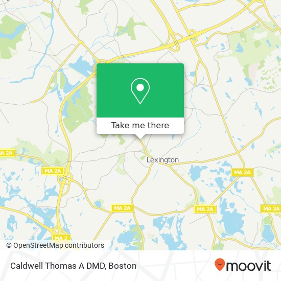 Mapa de Caldwell Thomas A DMD