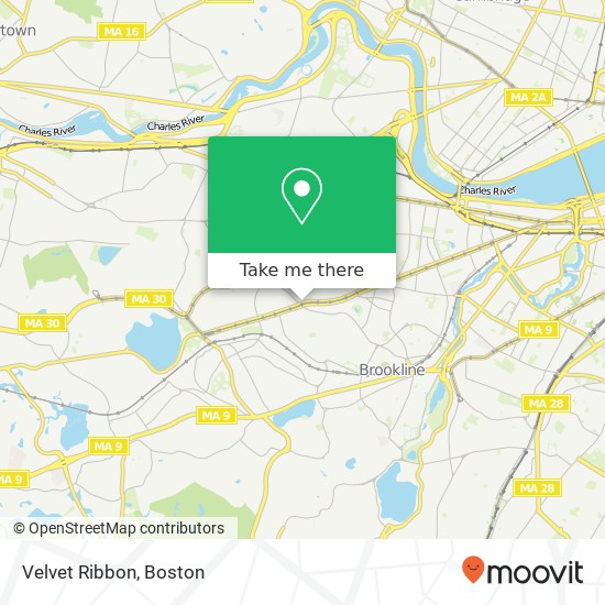 Mapa de Velvet Ribbon