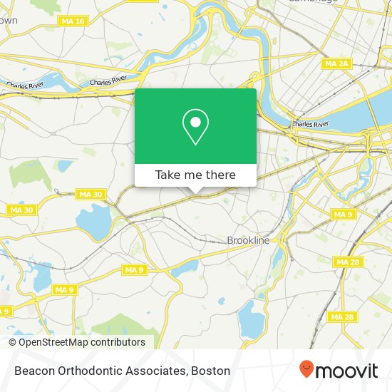 Beacon Orthodontic Associates map