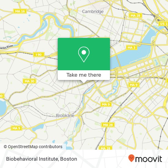 Biobehavioral Institute map