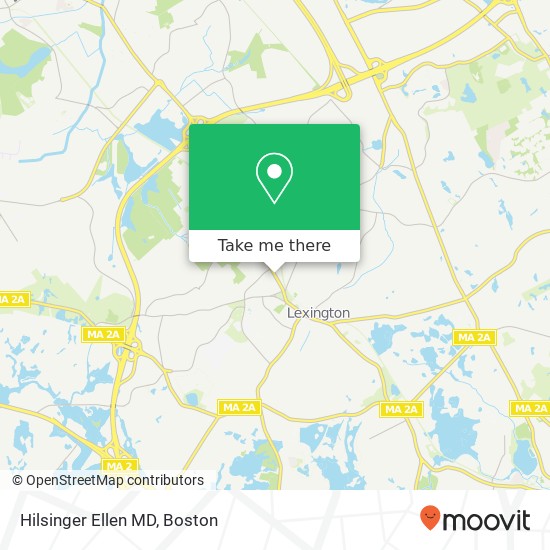 Hilsinger Ellen MD map