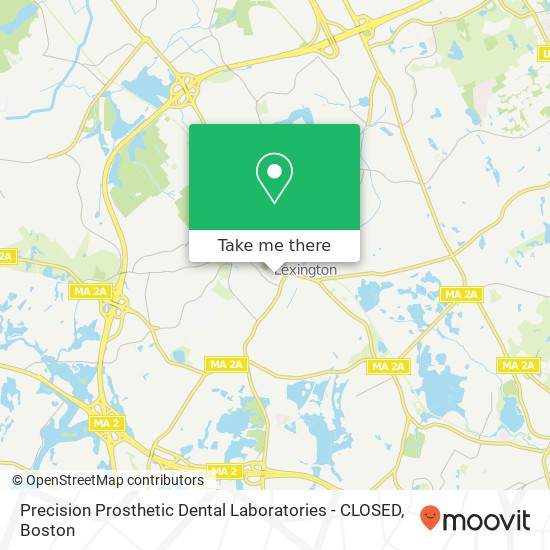 Precision Prosthetic Dental Laboratories - CLOSED map