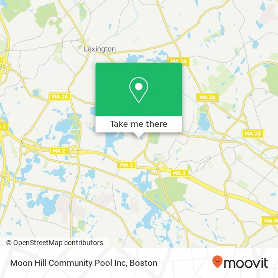 Mapa de Moon Hill Community Pool Inc