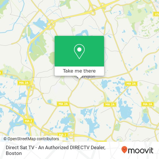 Mapa de Direct Sat TV - An Authorized DIRECTV Dealer