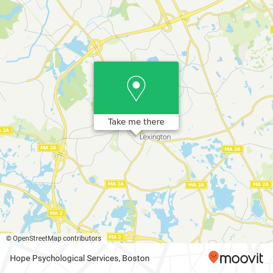 Hope Psychological Services map