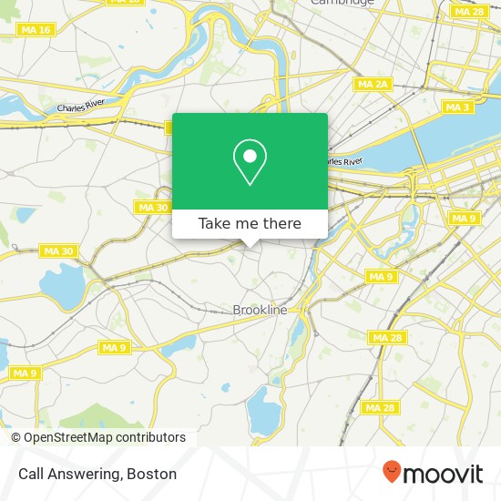 Call Answering map
