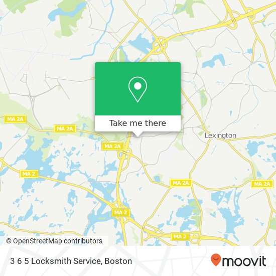 3 6 5 Locksmith Service map